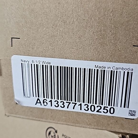 NIB Navy Suede Westlynn Bay Slip Ons by Clark, Size 8.5 Wide - Picture 6 of 7